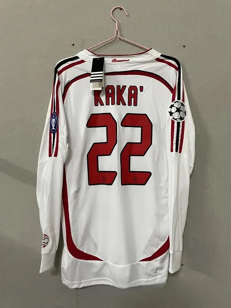 长袖#0607/AC客场欧冠版80号小罗+臂章